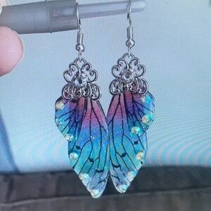 Elegant Butterfly Wing Earrings